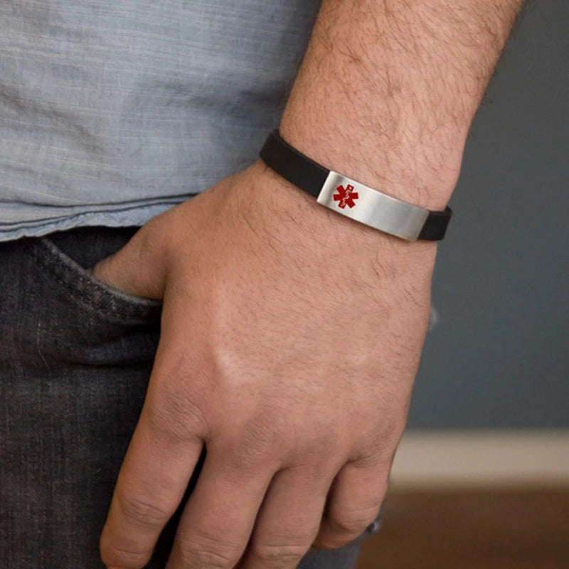 MediAlert Silicone ID Bracelet