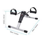 Indoor Folding Cycling Trainer – Portable Pedal Exerciser for Leg Workout