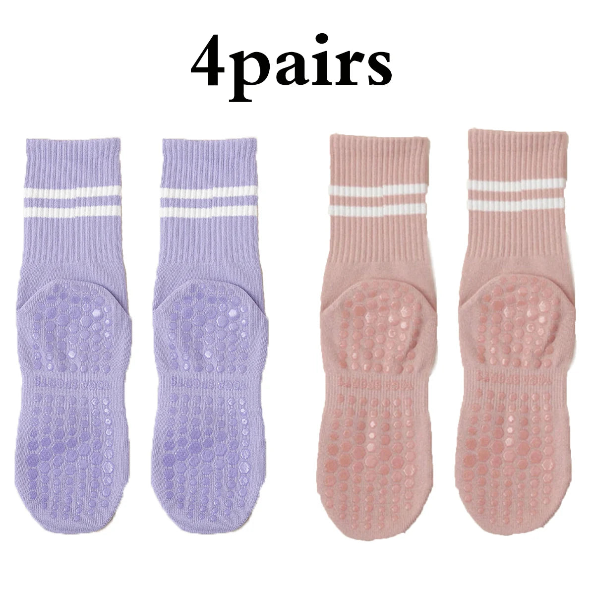 ProGrip Pilates & Yoga Socks – Non‑Slip Grip Socks