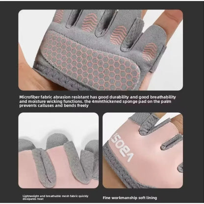 Unisex GripForce Fitness Gloves – Anti‑Slip Training Gloves (1 Pair)