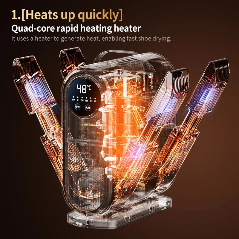 ThermoDry Foldable Shoe Dryer