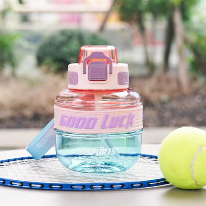 BubbleSip Round Water Bottle (600ml)