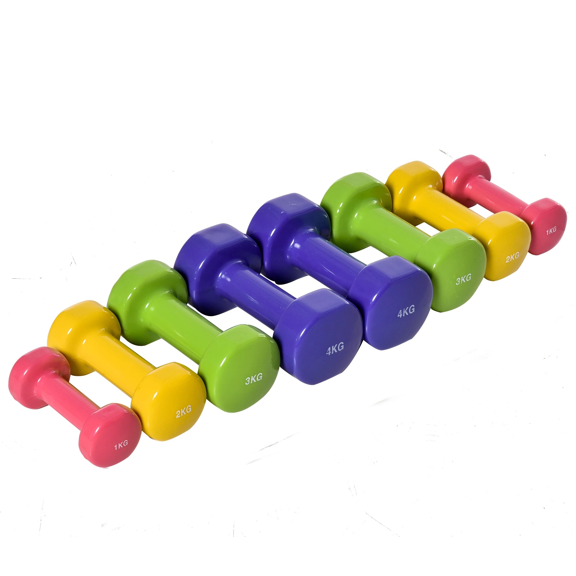 HexaTone Dumbbell Set 8-Piece Home Fitness Weights