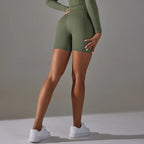 Seamless Push-Up Yoga Shorts