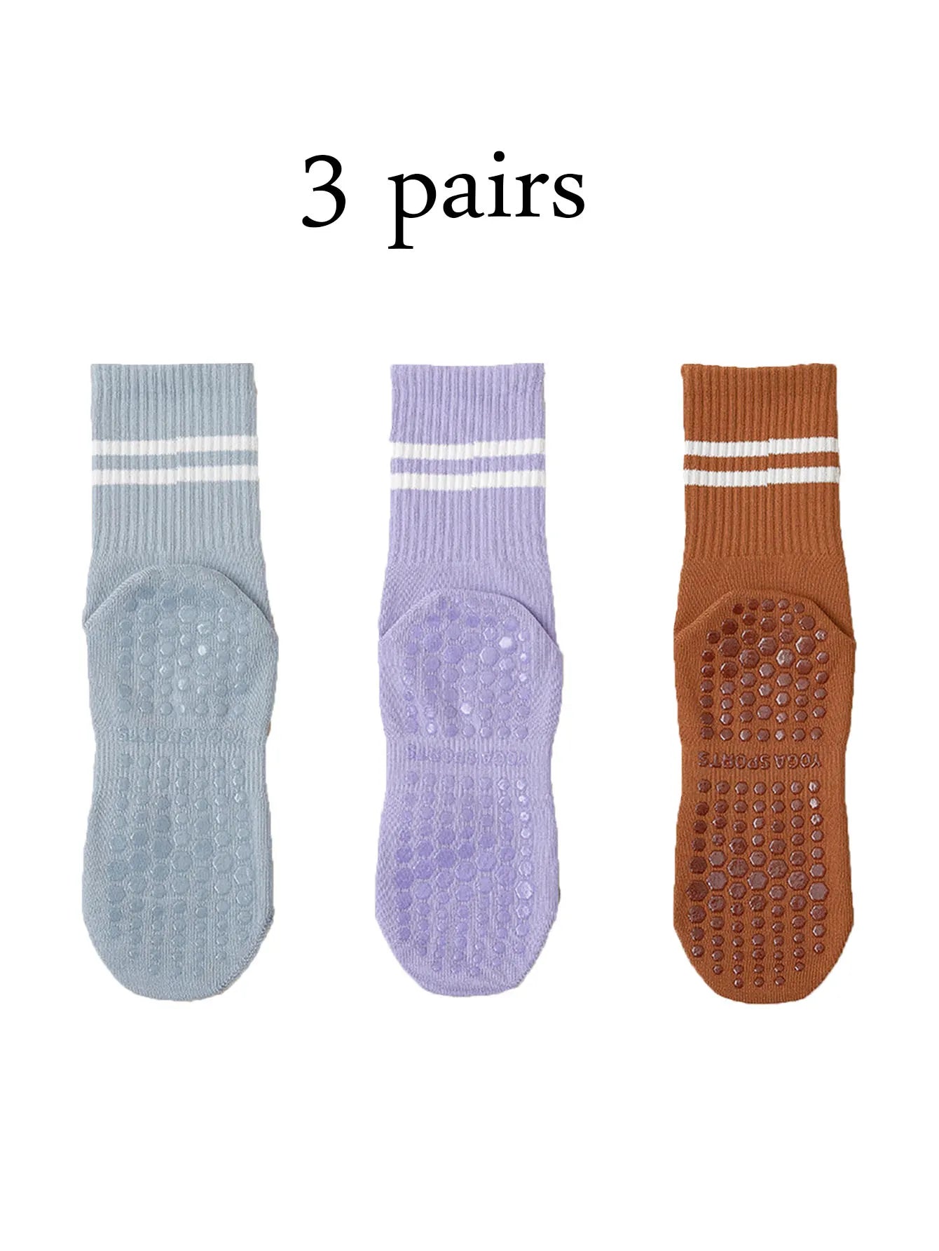ProGrip Pilates & Yoga Socks – Non‑Slip Grip Socks