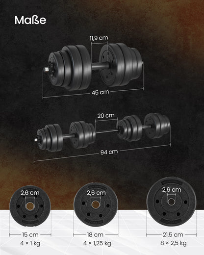 FlexiLift 2‑in‑1 Dumbbell Set