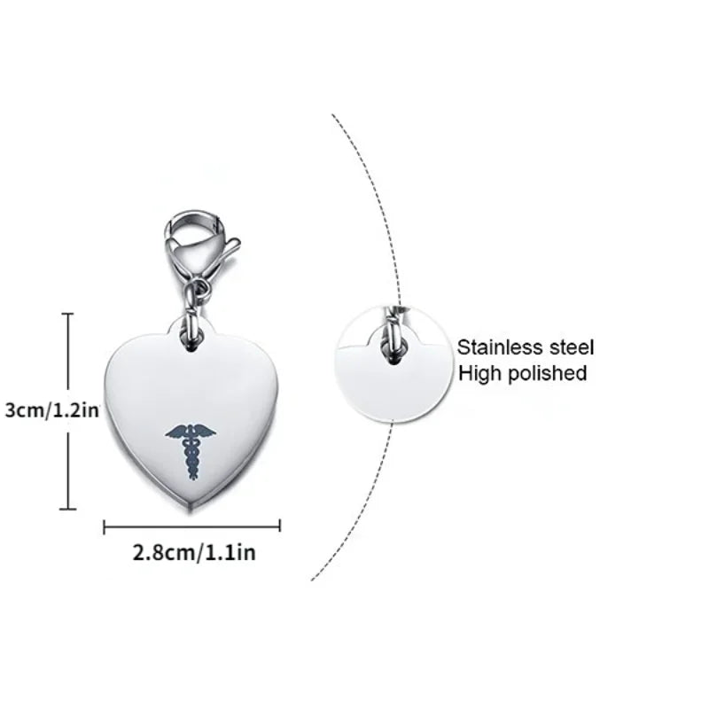 SafeTag Medical Keychain