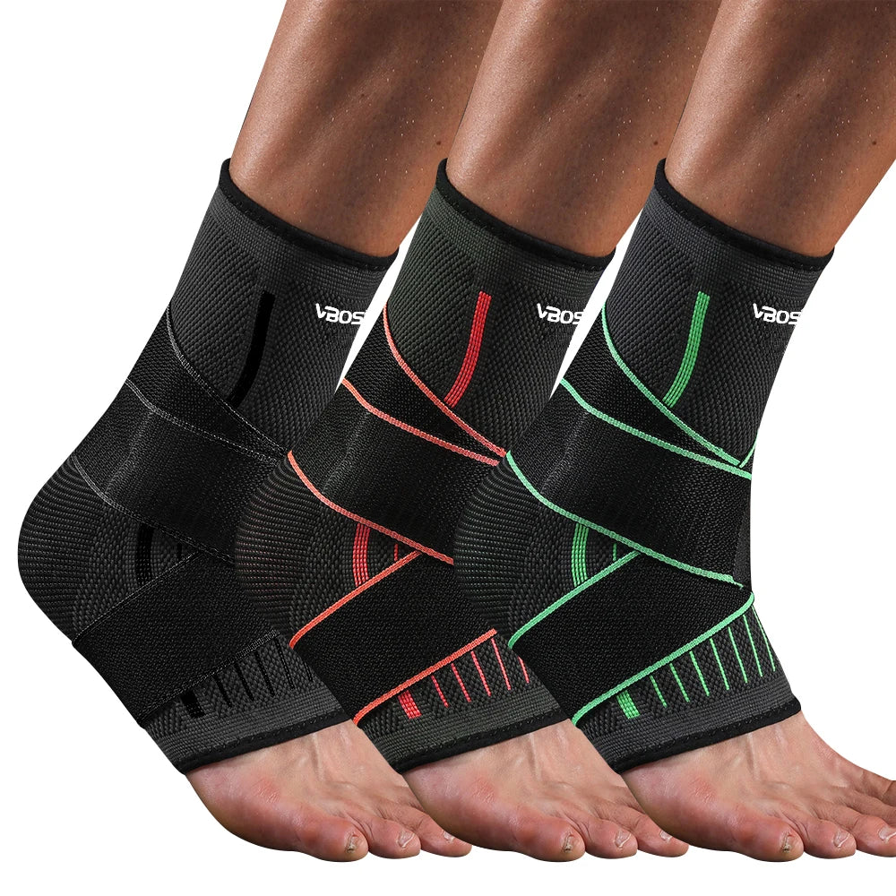 StrideGuard Adjustable Ankle Support Sleeve