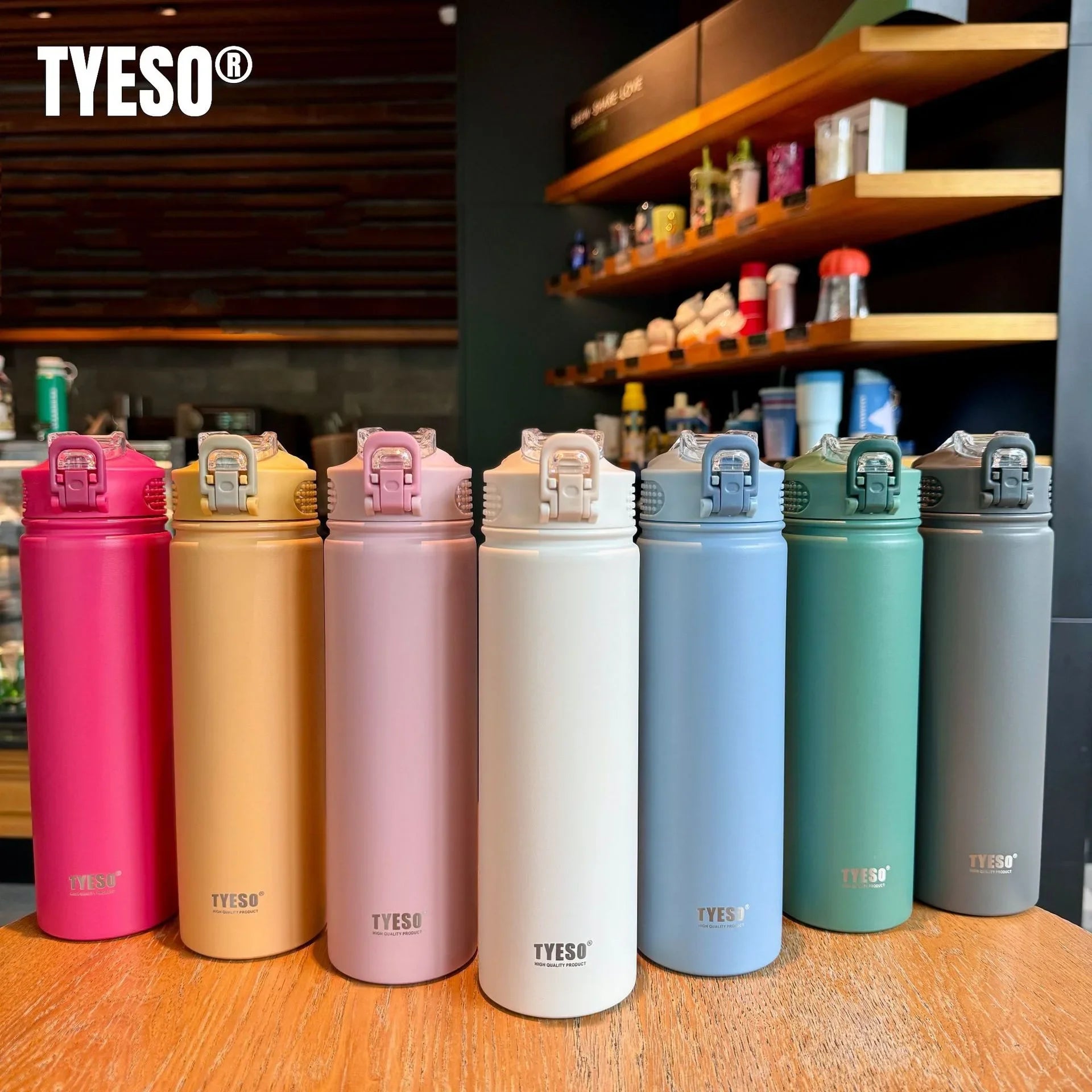 Insulated Bottle with Straw