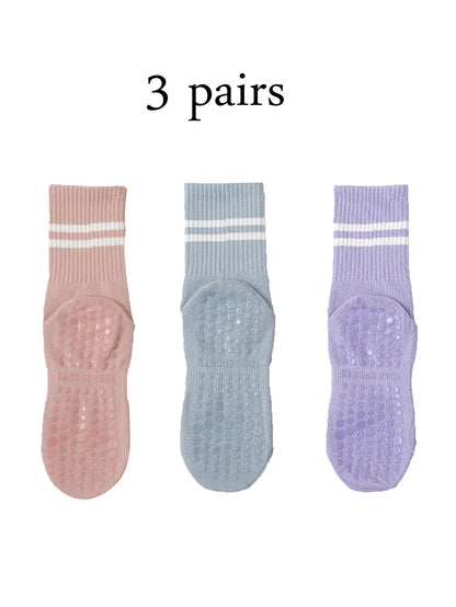 ProGrip Pilates & Yoga Socks – Non‑Slip Grip Socks