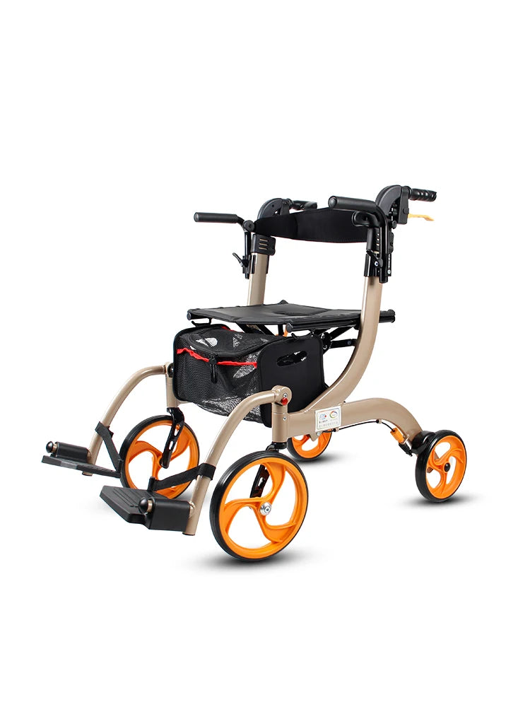 Dual Ease 2 in 1 Rollator Transport Chair