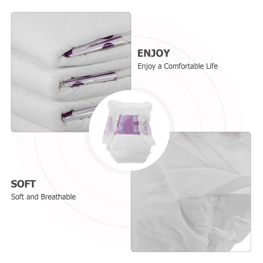 10 Pcs EasyDry Disposable Adult Diapers