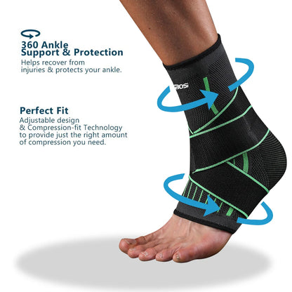 StrideGuard Adjustable Ankle Support Sleeve