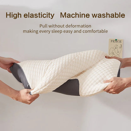 3D Knitted SPA Massage Bean Pillow Water Cube Cervical Support Hotel Quality Pillow Core Non-collapsible for Neck Pain Relief