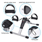 Indoor Folding Cycling Trainer – Portable Pedal Exerciser for Leg Workout