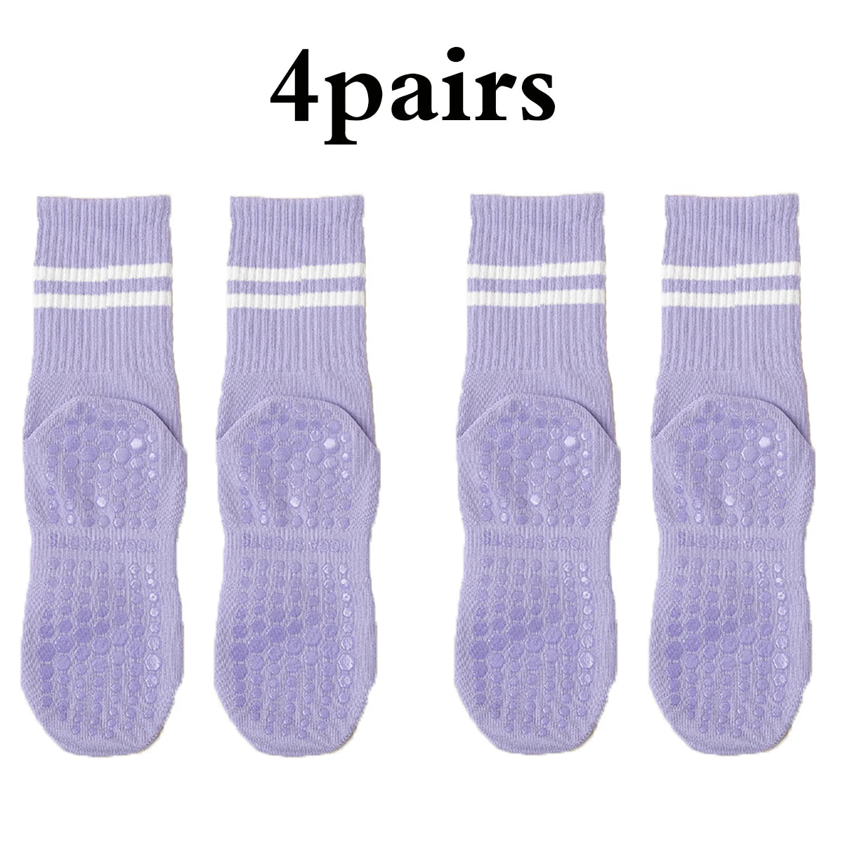 ProGrip Pilates & Yoga Socks – Non‑Slip Grip Socks
