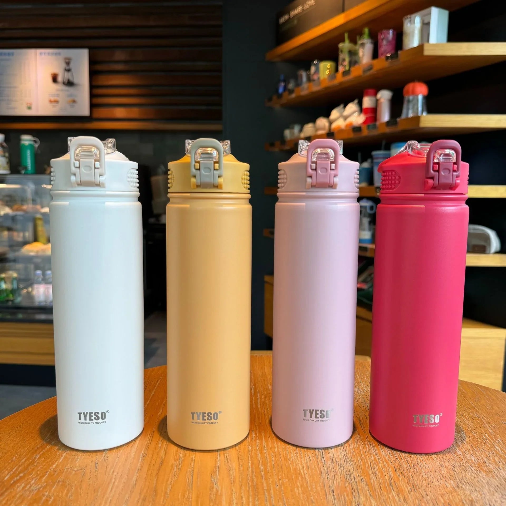 Insulated Bottle with Straw