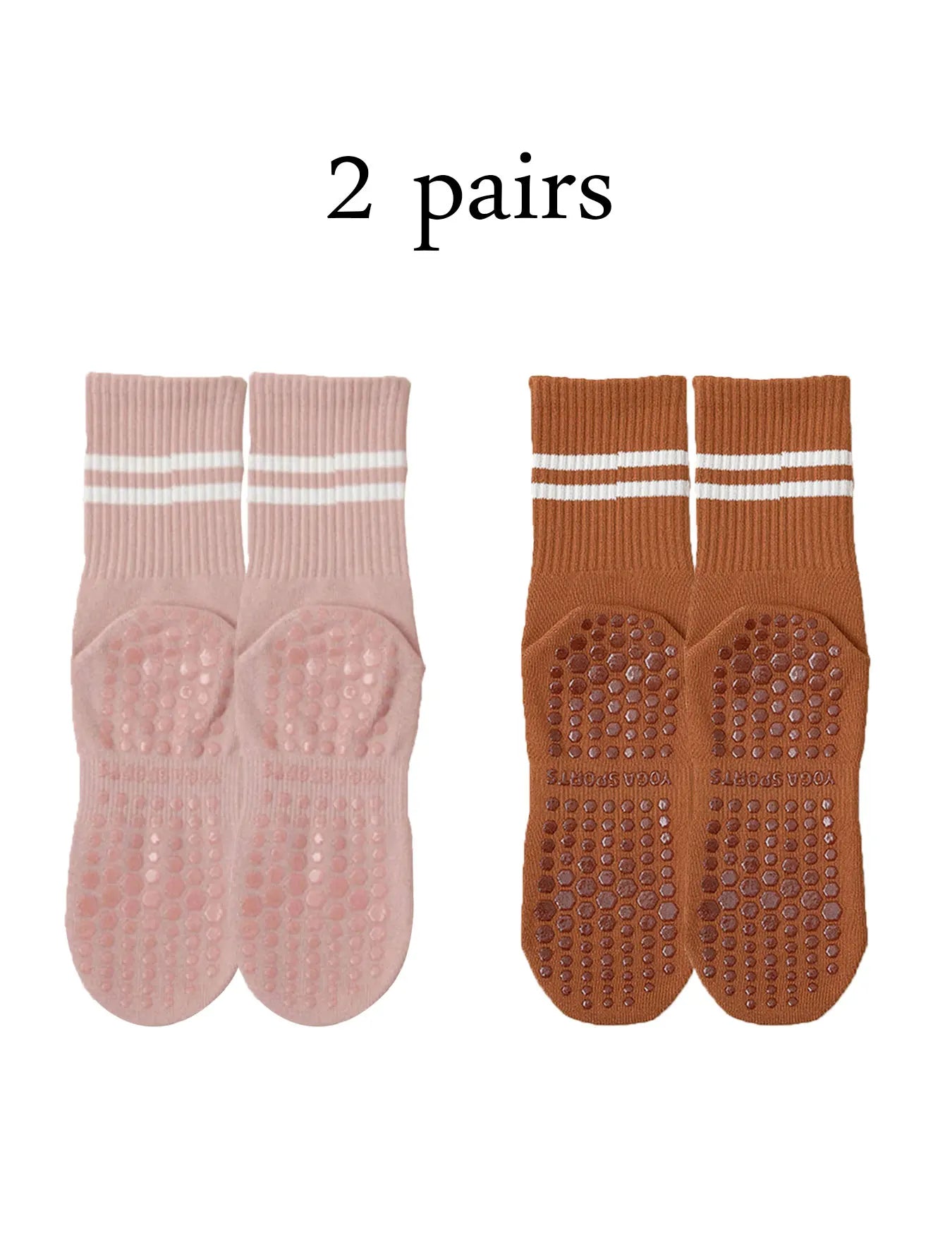 ProGrip Pilates & Yoga Socks – Non‑Slip Grip Socks
