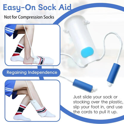 EasyWear Sock Aid – No-Bend Sock Helper Tool