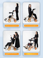 Dual Ease 2 in 1 Rollator Transport Chair