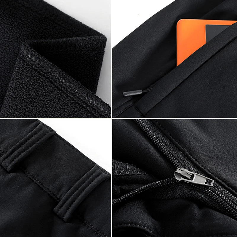 NORDVIK Unisex Winter Fleece Hiking Pants