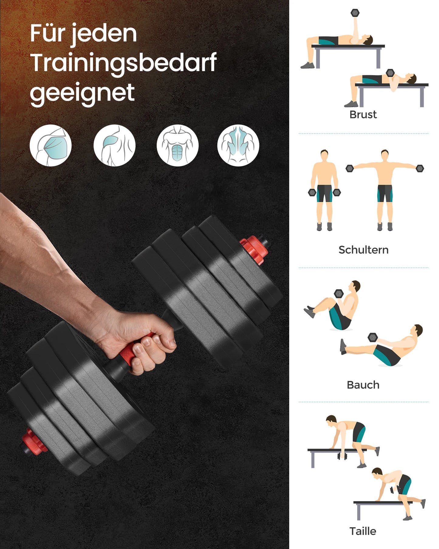 PowerHex Dumbbell Set