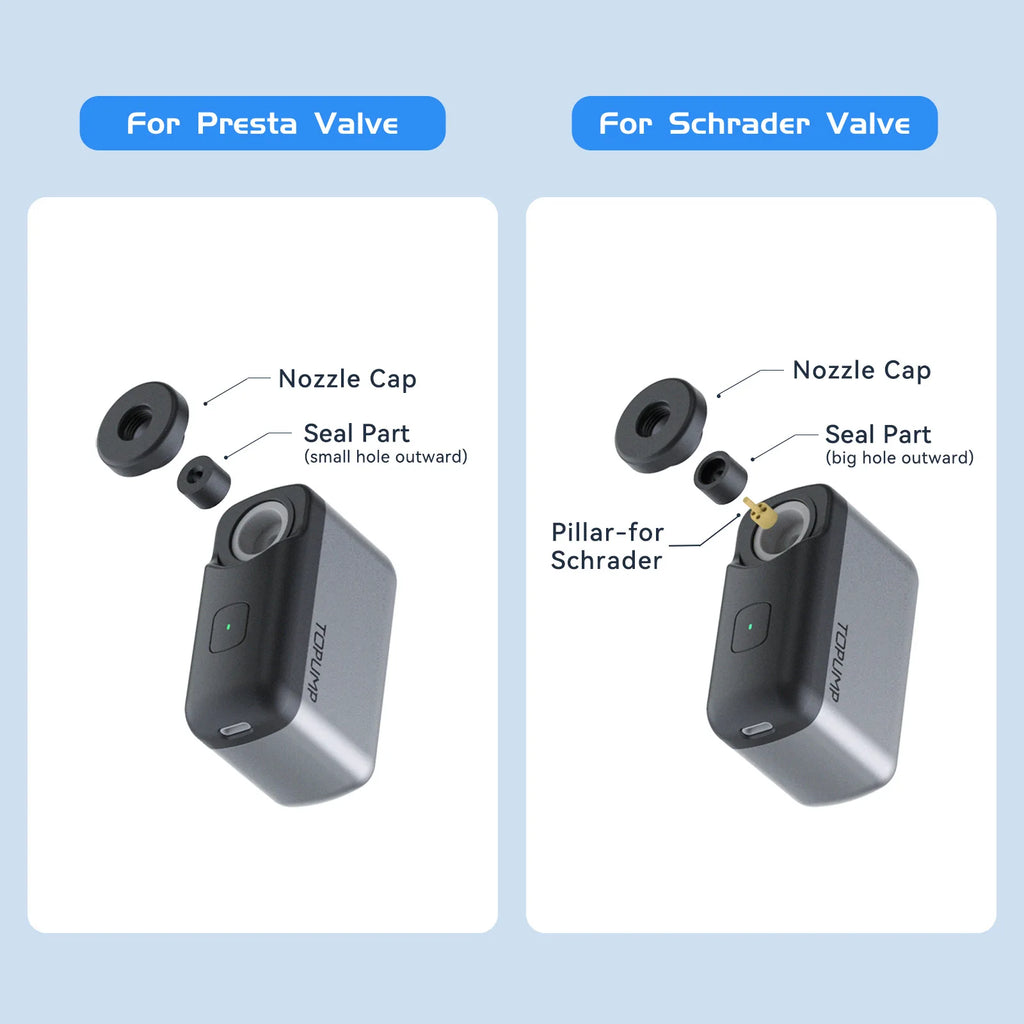 TB2 Mini Electric Bike Pump