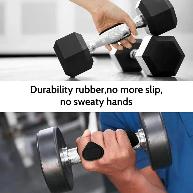 Unisex GripFlex Fingerless Gym Gloves Training Grip