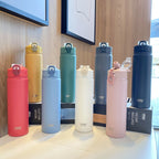 Insulated Bottle with Straw